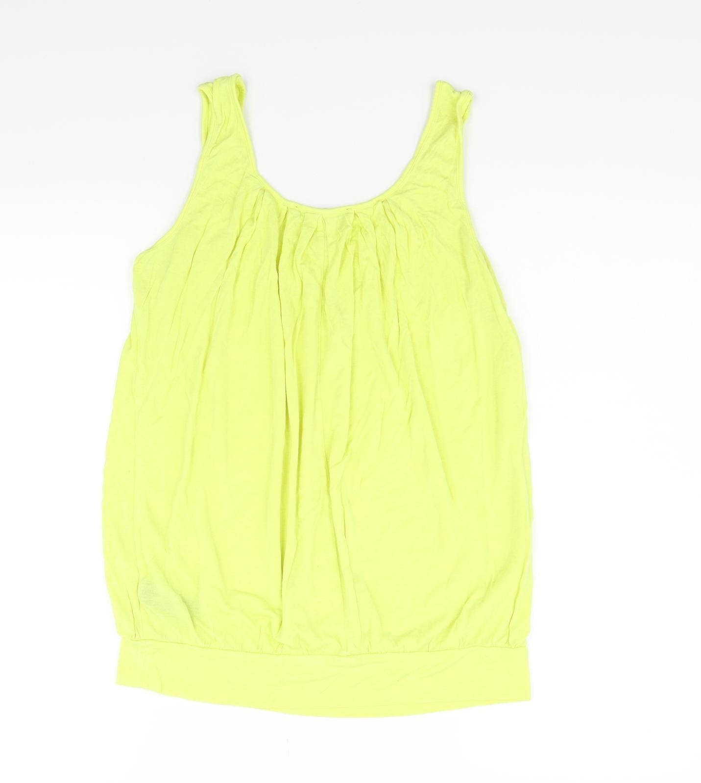 Very Womens Yellow   Basic Tank Size 14