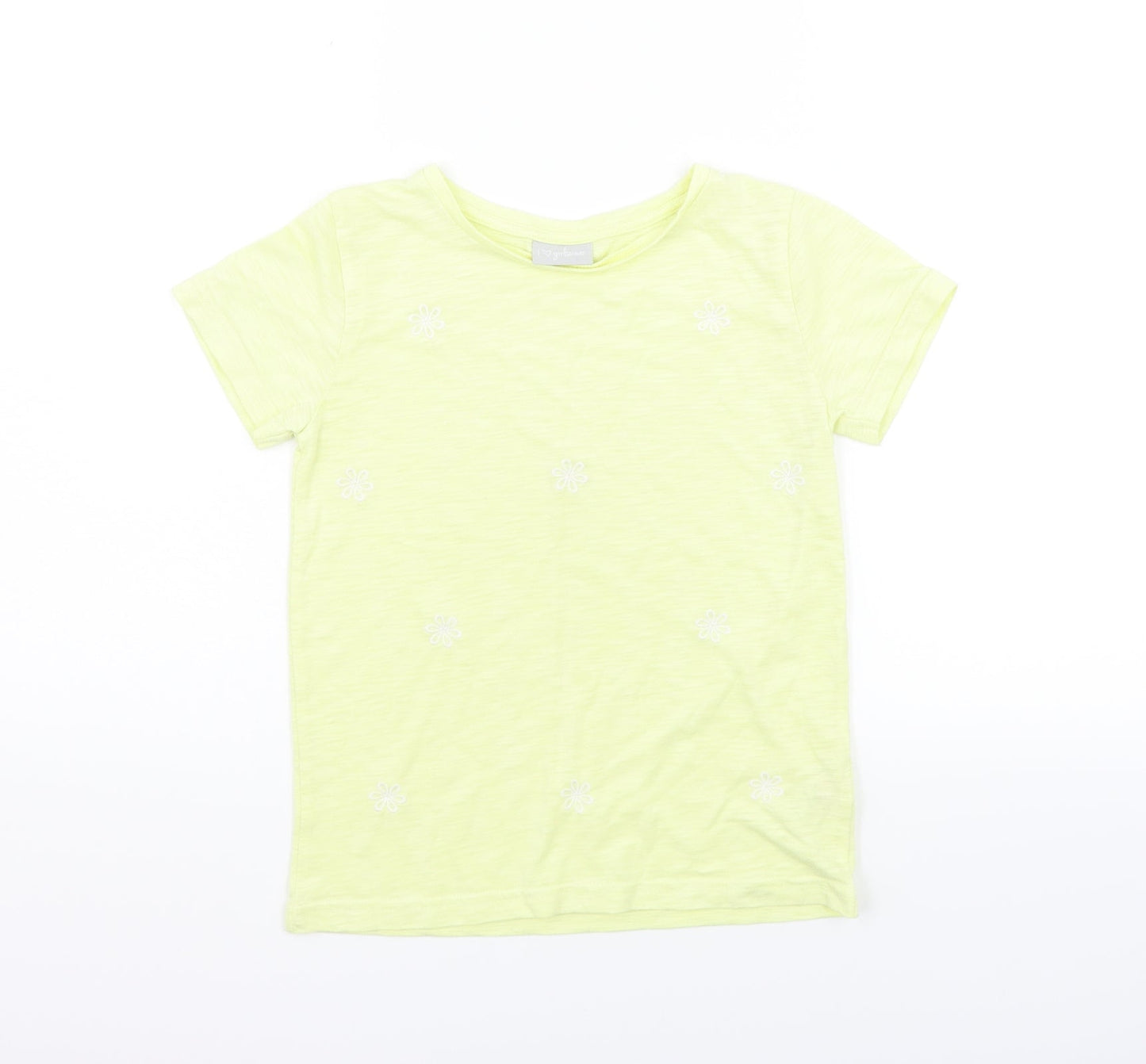 Matalan Girls Yellow   Basic T-Shirt Size 10 Years