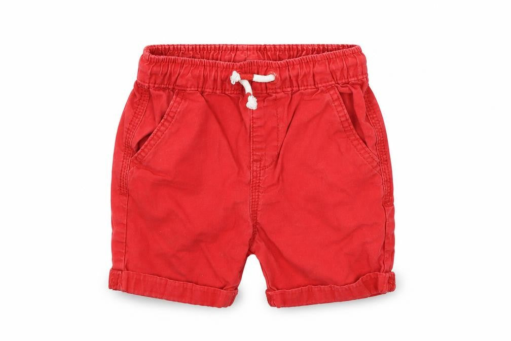 George Boys Red   Chino Shorts Size 2 Years