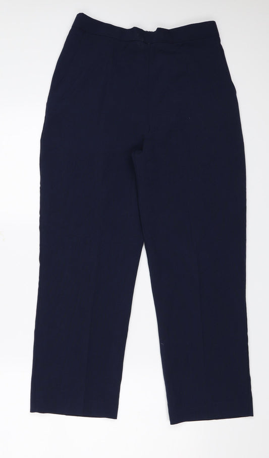 Dixie Womens Blue   Trousers  Size 12 L23 in