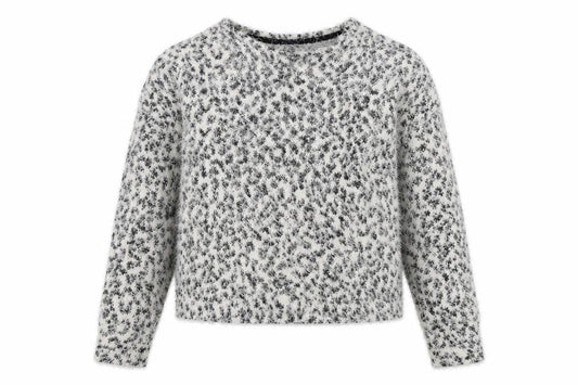 Primark Womens White Animal Print  Pullover Jumper Size XS