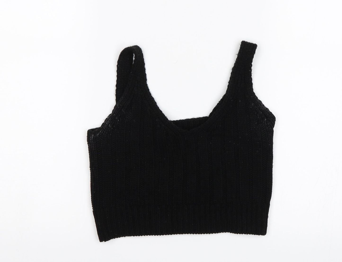 ASOS Womens Black   Cropped Tank Size 4
