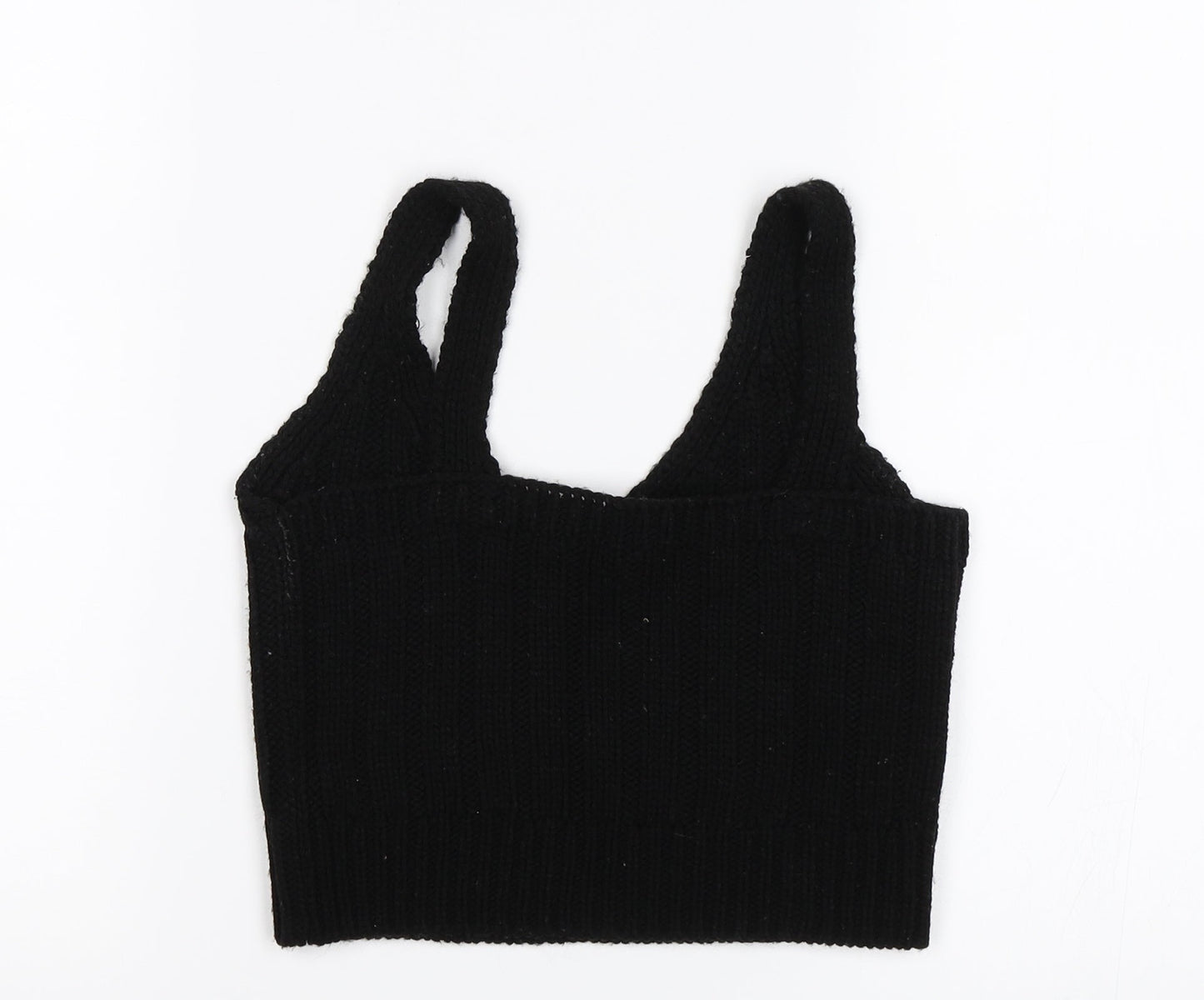 ASOS Womens Black   Cropped Tank Size 4