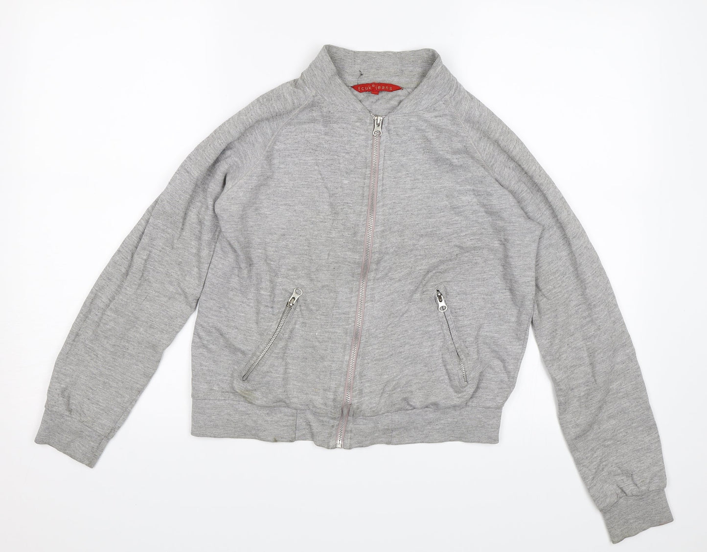 French Connection Womens Grey   Full Zip Jumper Size S