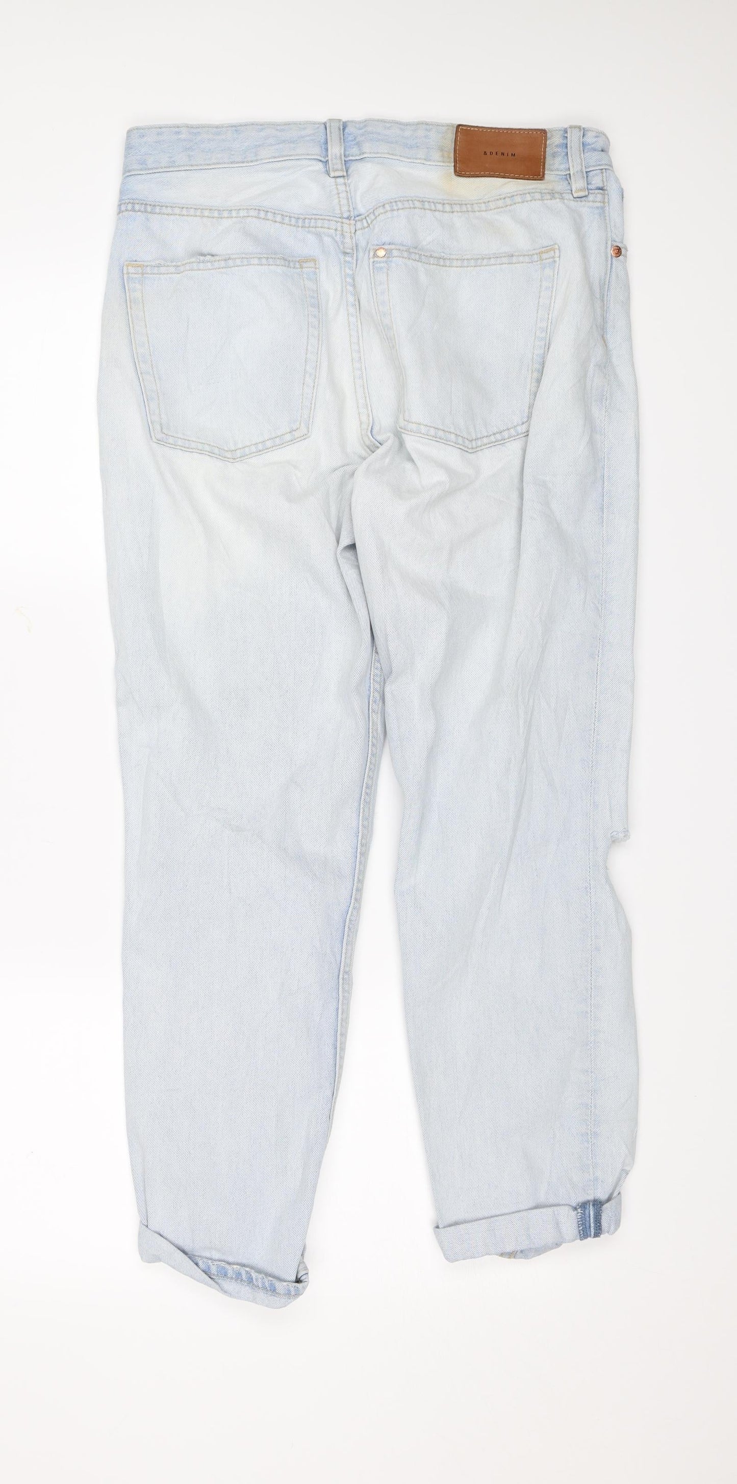 Preworn Mens Blue   Cropped Jeans Size 31 L25 in