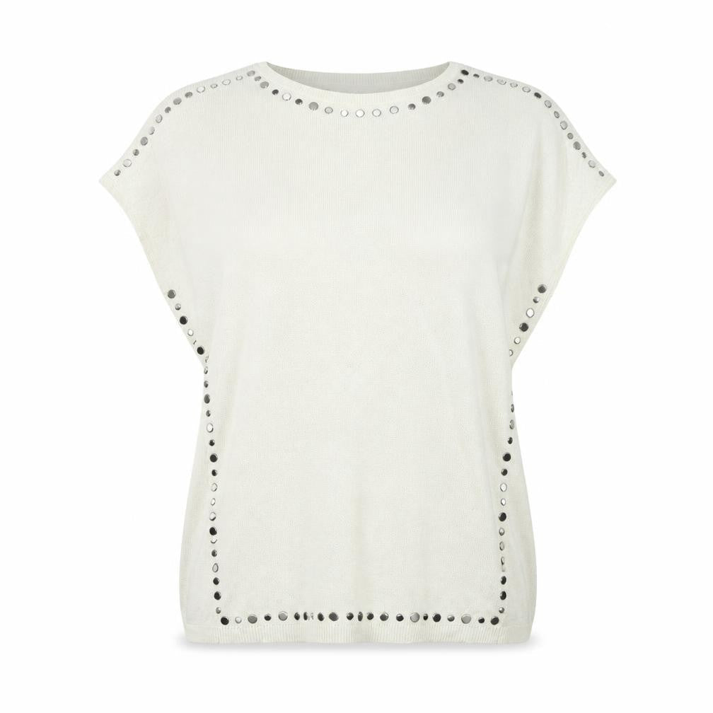 Warehouse Womens White   Pullover Jumper Size 10