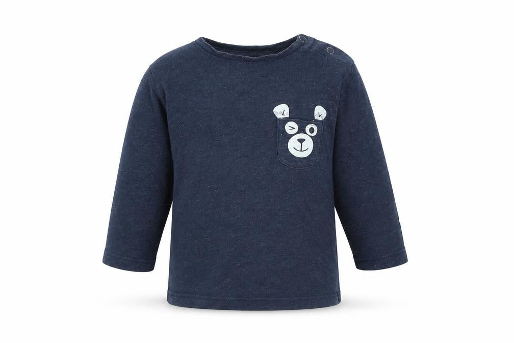 Sfera Girls Blue   Basic T-Shirt Size 6-9 Months  - BEAR