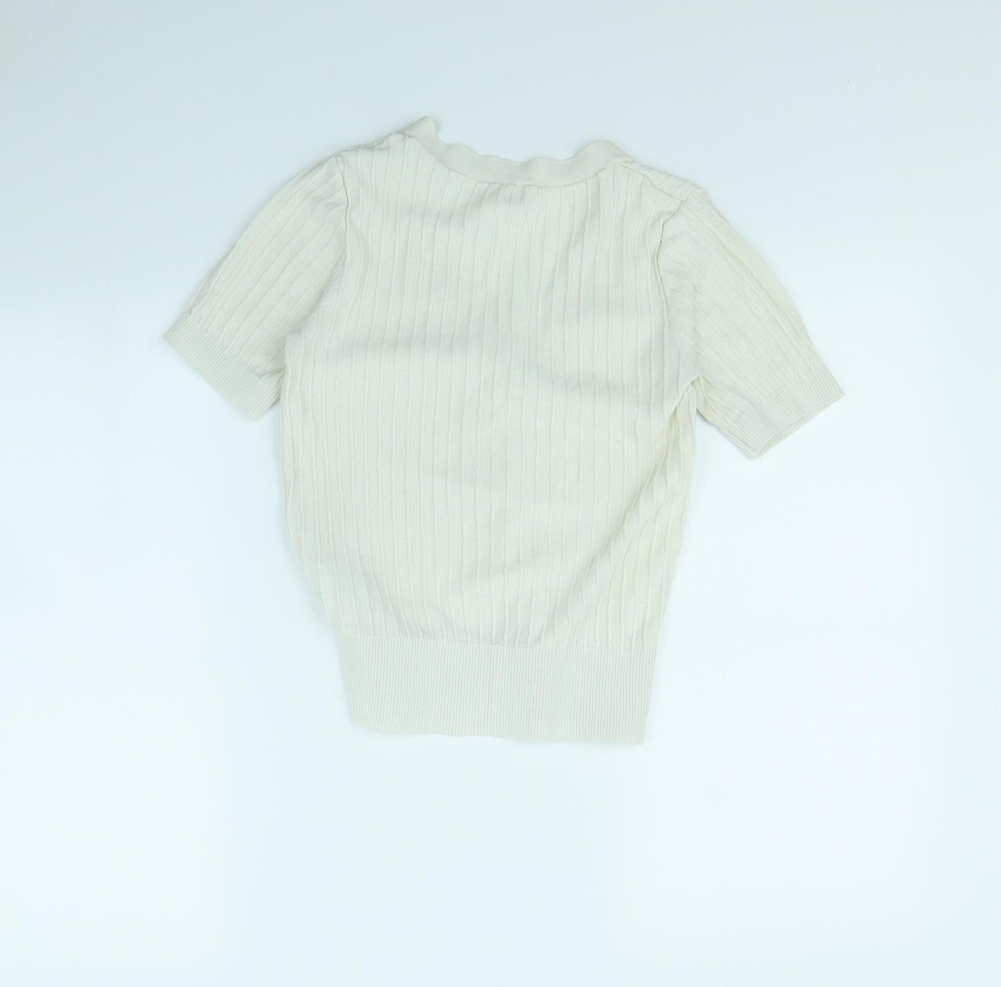 H&M Womens White   Pullover Jumper Size XS