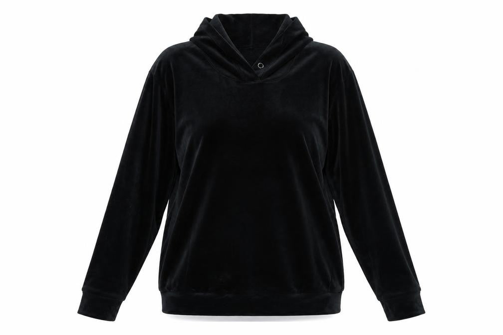 Duvet Days Womens Black   Pullover Hoodie Size 8
