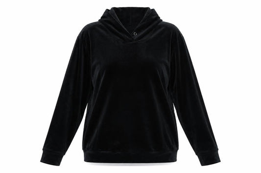Duvet Days Womens Black   Pullover Hoodie Size 8