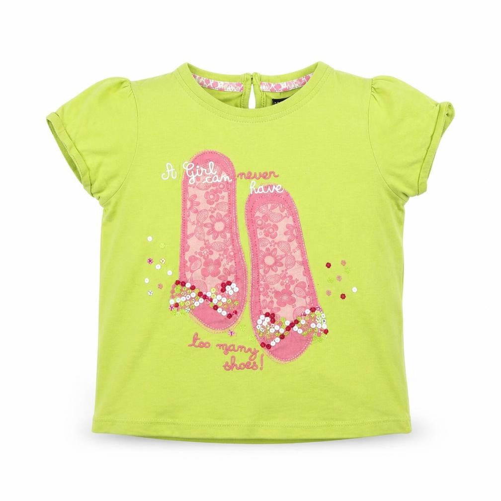 Autograph Girls Green   Basic T-Shirt Size 5 Years