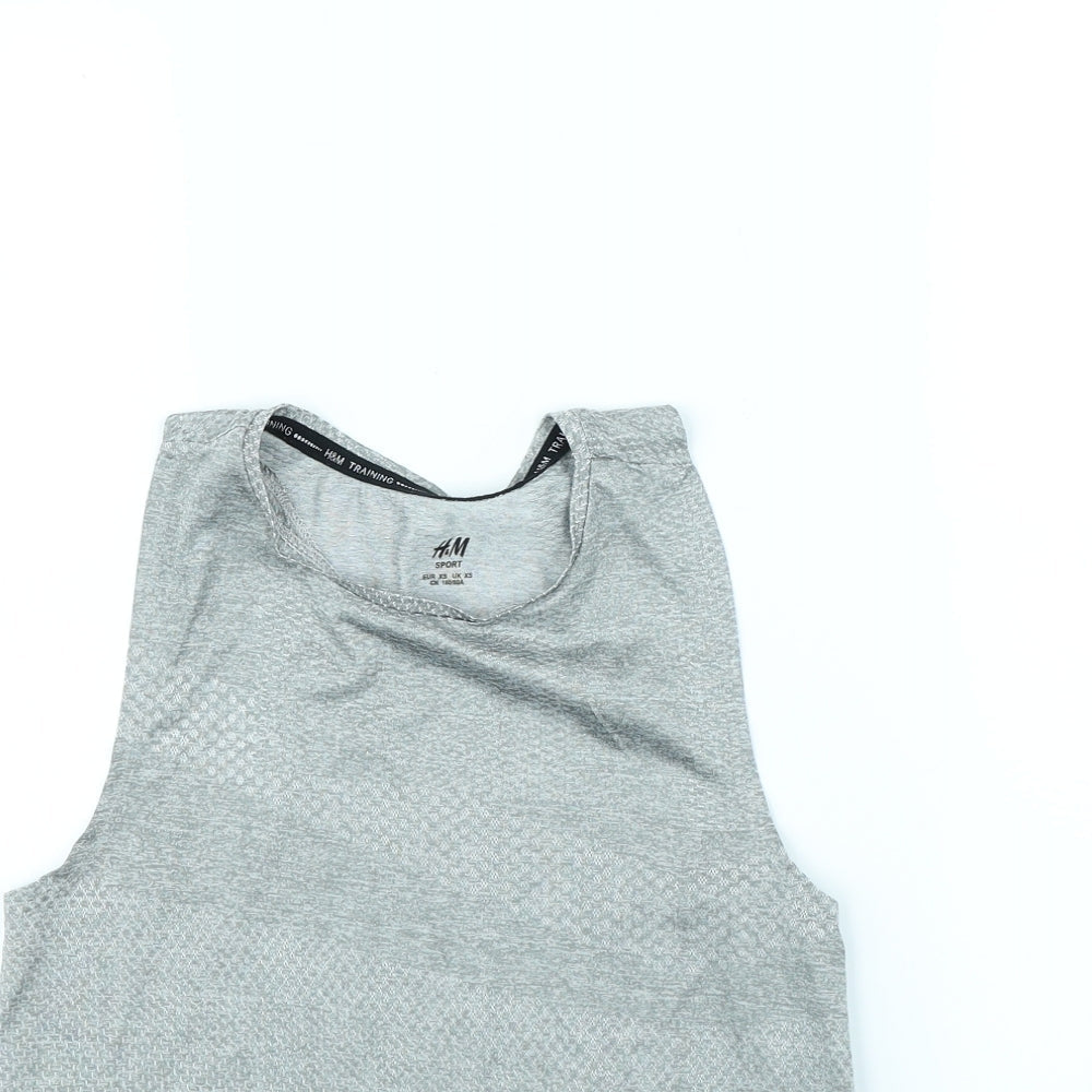 H&M Womens Silver   Basic Tank Size XS