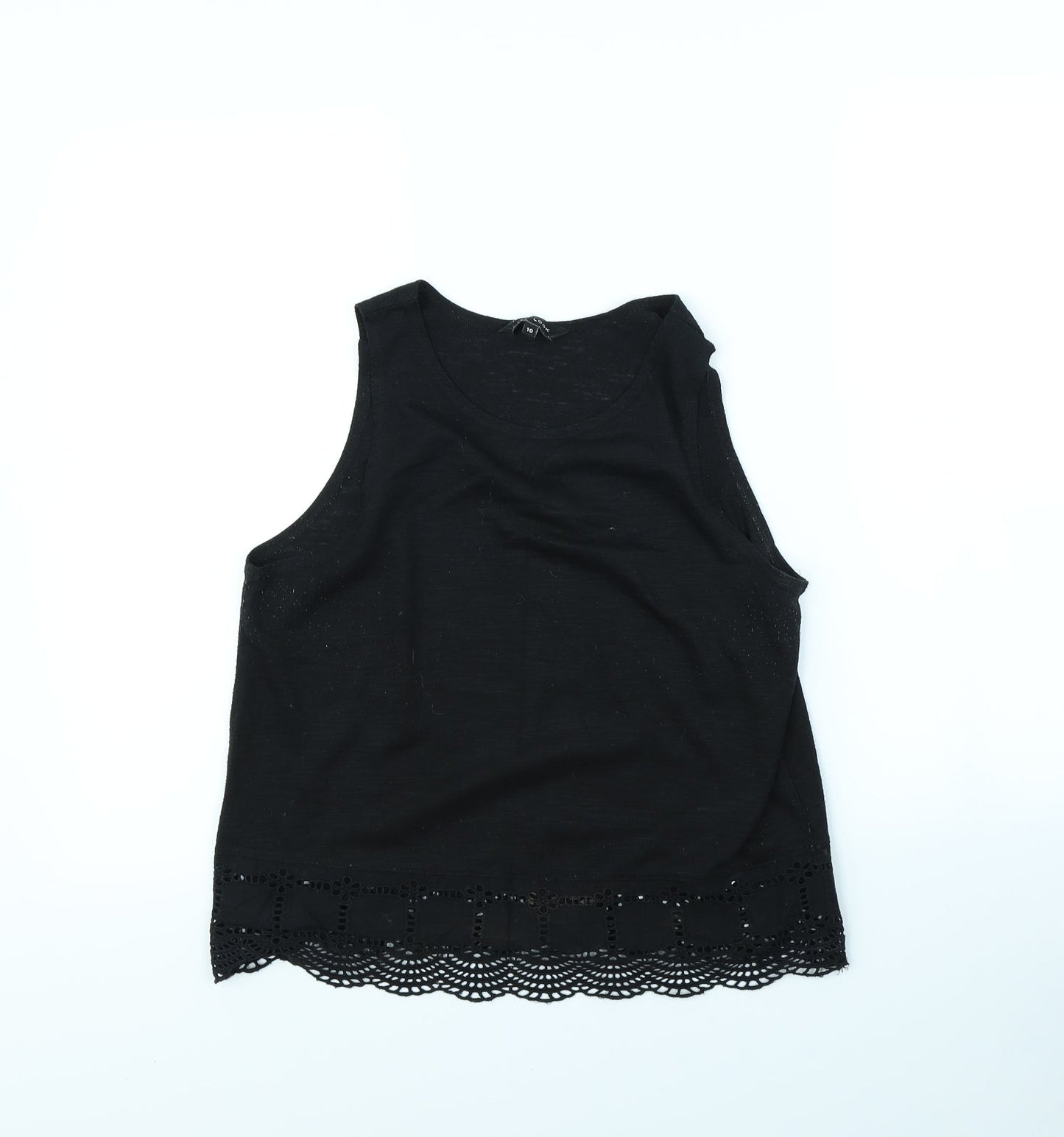 New Look Womens Black   Basic Tank Size 10