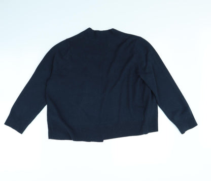 Preloved M&S Womens Blue   Jacket  Size 14 - Back