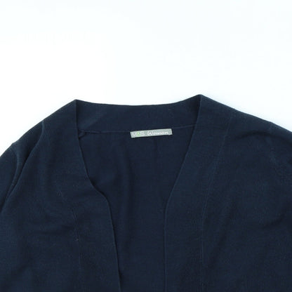 Preloved M&S Womens Blue   Jacket  Size 14 - Detail