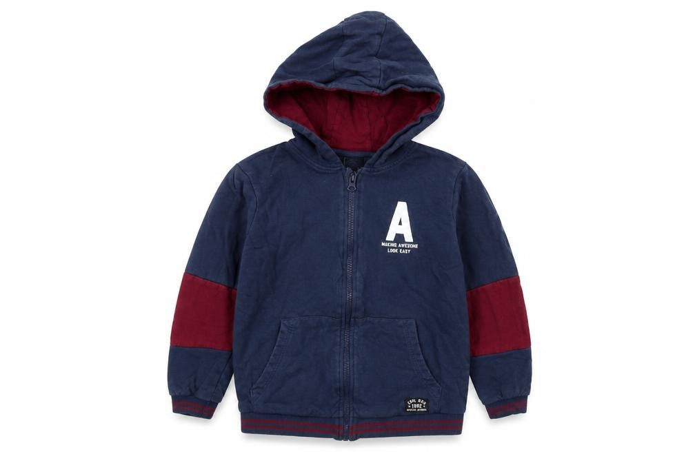 VRS Boys Blue   Full Zip Hoodie Size 7-8 Years