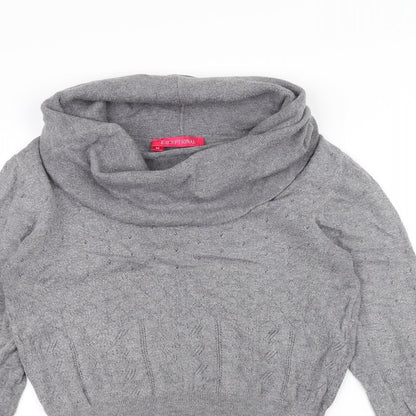 exceptional woman Womens Grey   Pullover Jumper Size M