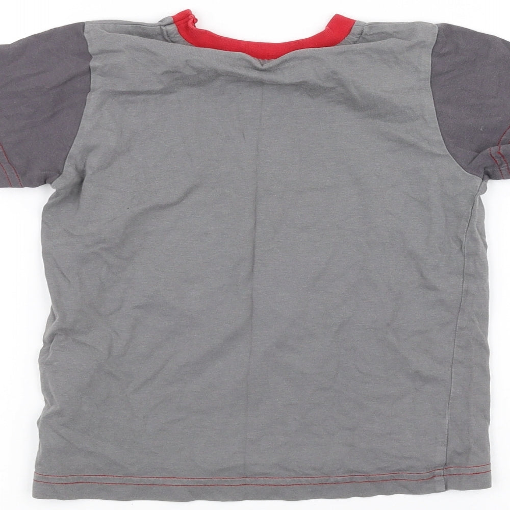 Marks and Spencer Boys Grey   Basic T-Shirt Size 3-4 Years  - Liverpool FC