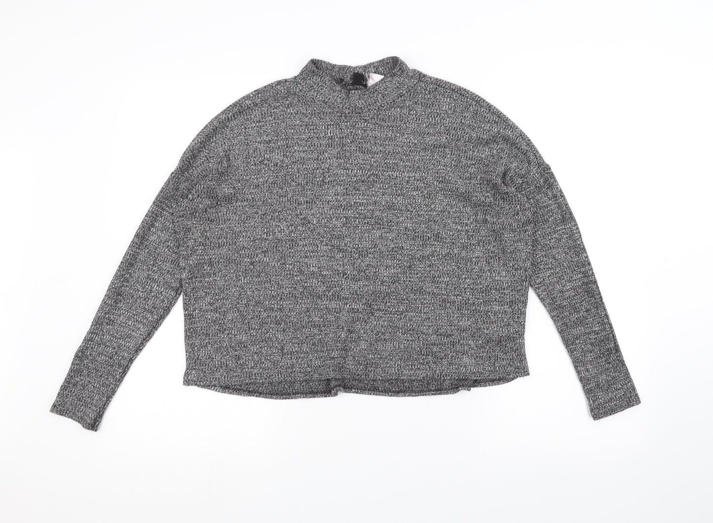 H&M Womens Grey   Pullover Jumper Size M