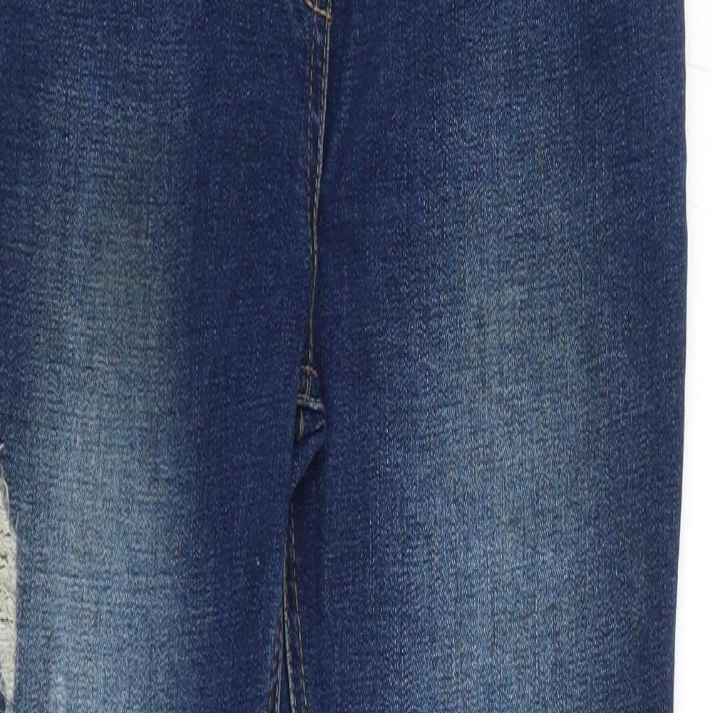 Papaya Womens Blue  Denim Skinny Jeans Size 8 L27 in