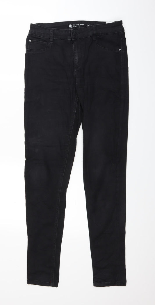 Denim Womens Black  Denim Straight Jeans Size M L30 in