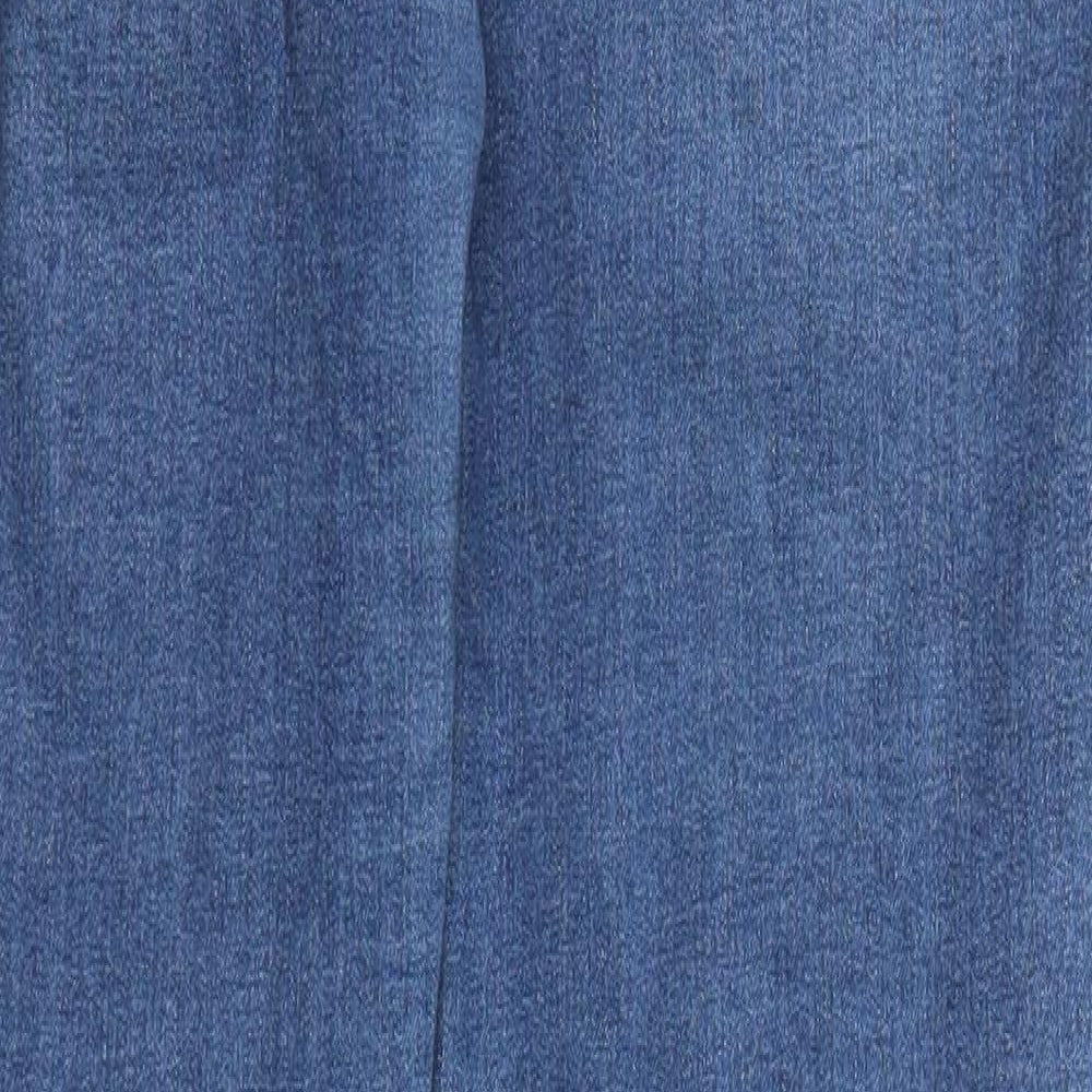 /Denim Womens Blue  Denim Straight Jeans Size 12 L26 in