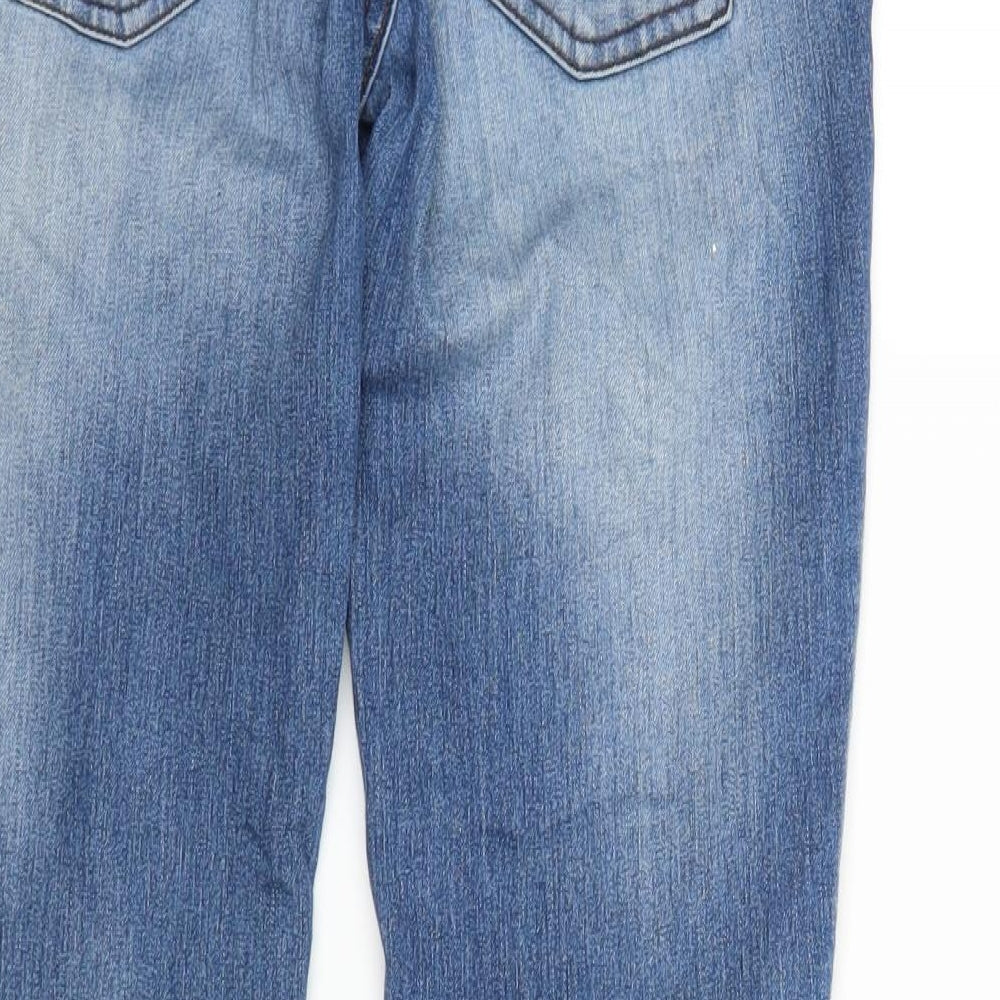 Jaqueline deYong Womens Blue  Denim Straight Jeans Size 30 in L26 in
