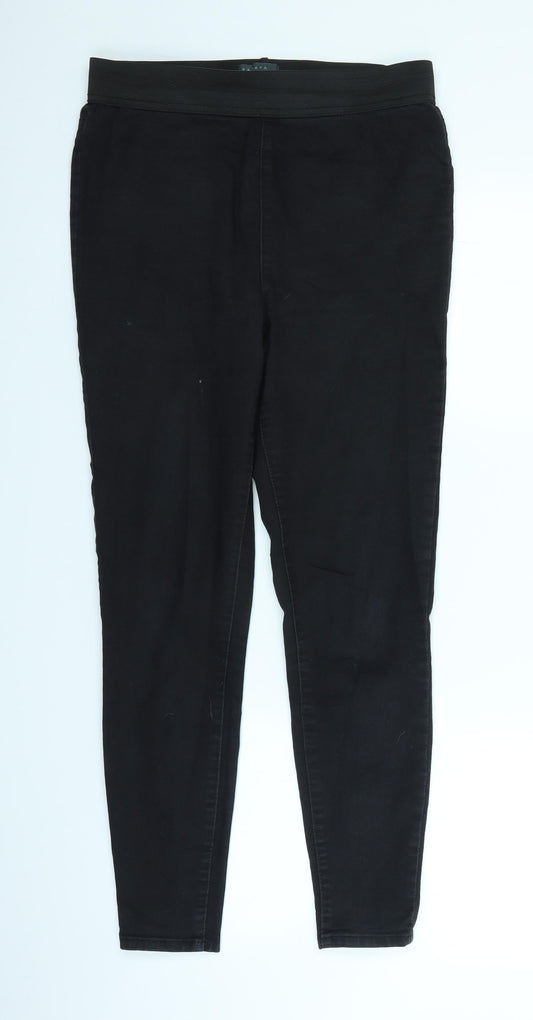 Papaya Womens Black  Denim Jegging Jeans Size 10 L26 in