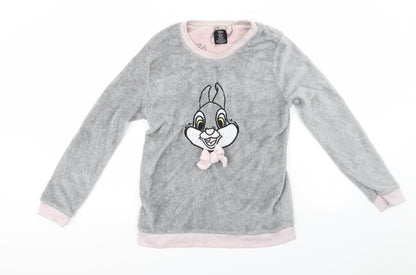 Preloved Disney Womens Grey   Pullover Jumper Size 10 - Front