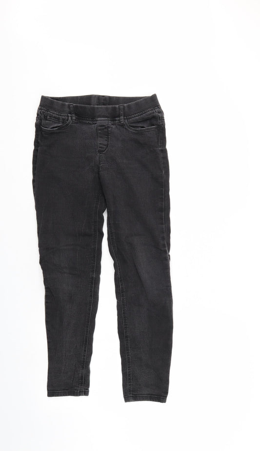 Joe Fresh Girls Black  Denim Jegging Jeans Size 14 Years