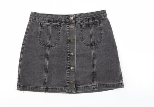 Top Shop Womens Black  Denim Mini Set Size 28 in