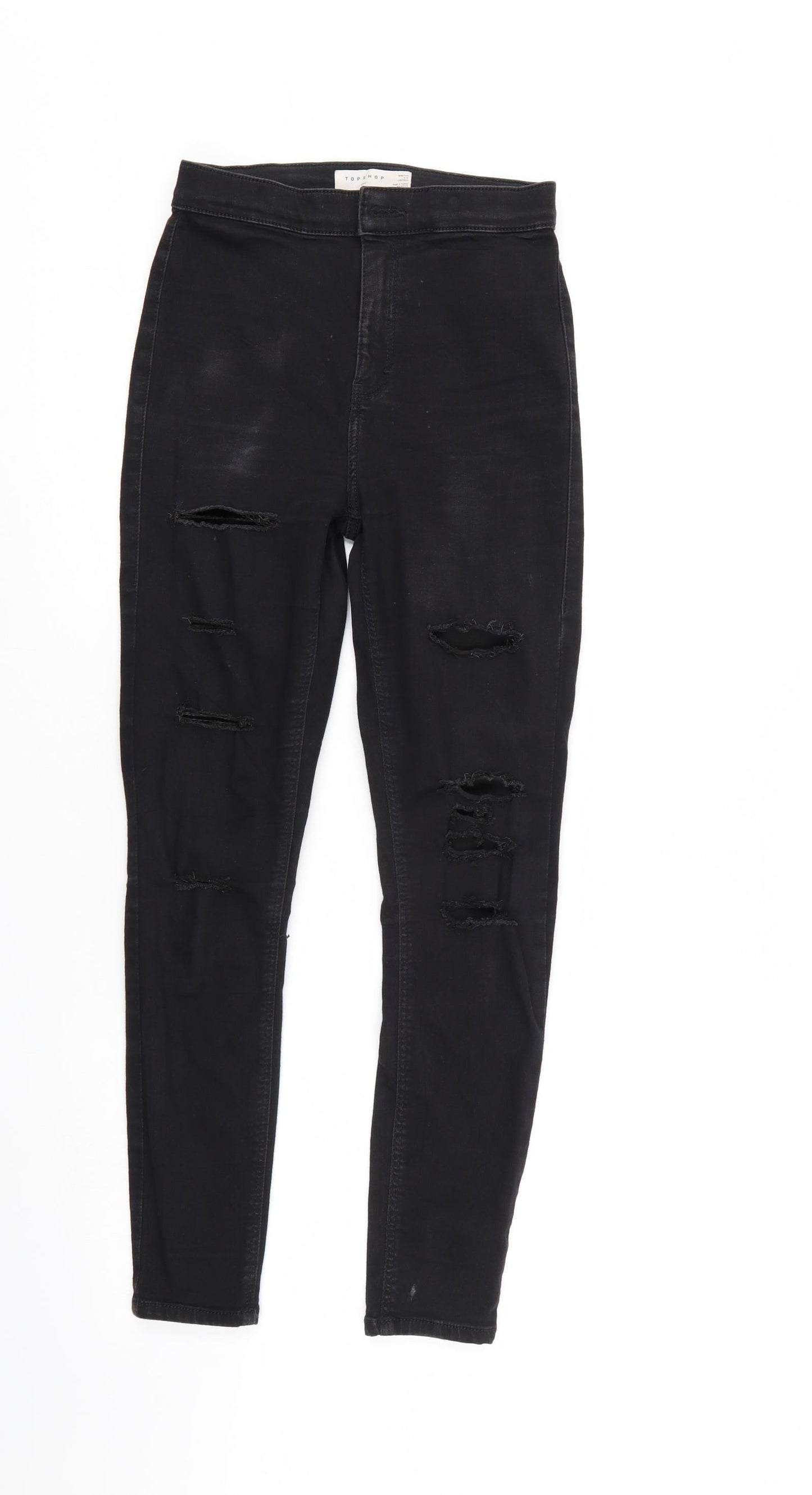 Top Shop Womens Black  Denim Jegging Jeans Size 28 in L30 in