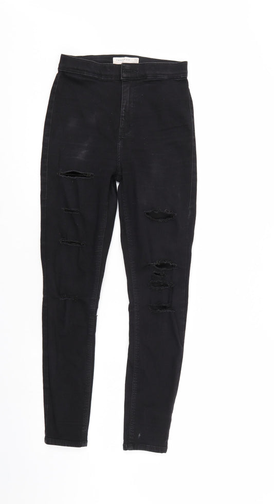 Top Shop Womens Black  Denim Jegging Jeans Size 28 in L30 in
