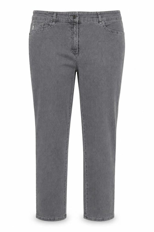 ZERRES Womens Grey  Denim Skinny Jeans Size 14 L30 in