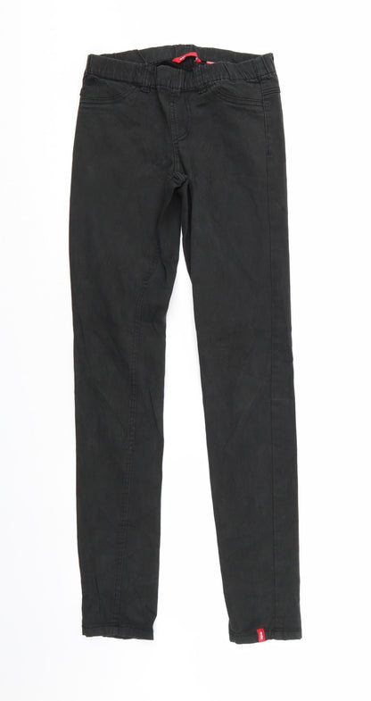 EDC Womens Black  Denim Jegging Jeans Size 6 L30 in
