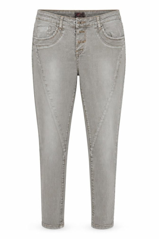 Onado Womens Grey  Denim Tapered Jeans Size 8 L28 in