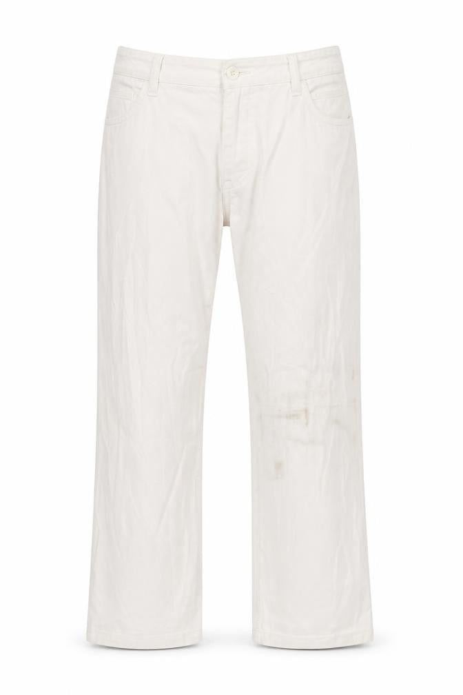Calliope Womens White  Denim Straight Jeans Size L L32 in