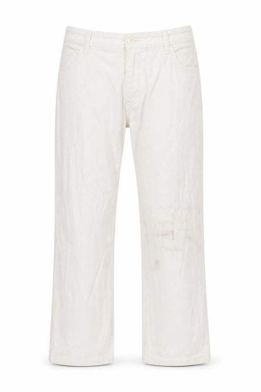 Calliope Womens White  Denim Straight Jeans Size L L32 in