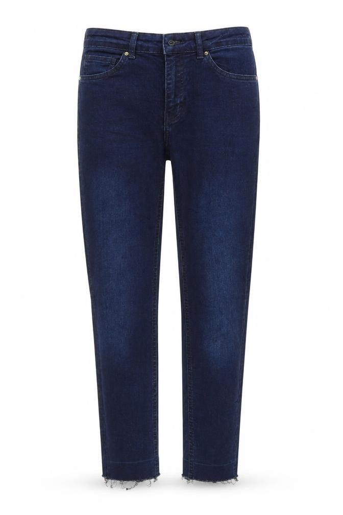 H&M Womens Blue  Denim Straight Jeans Size 8 L28 in