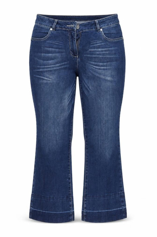 Laura Kent Womens Blue  Denim Cropped Jeans Size 34 in L26 in