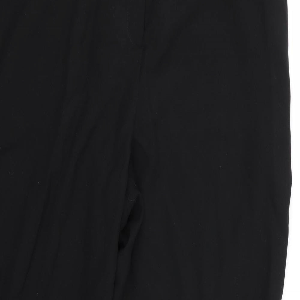Preworn Womens Black   Trousers  Size 16 L23 in