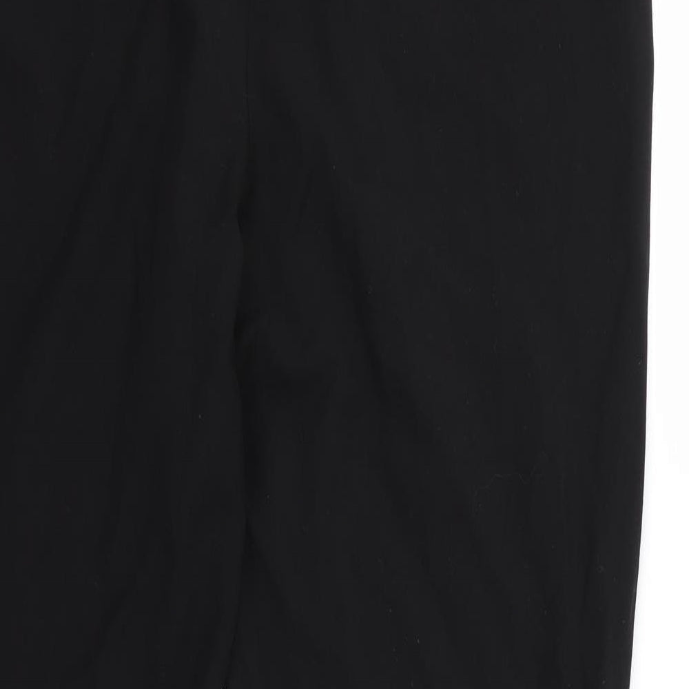 Preworn Womens Black   Trousers  Size 16 L23 in