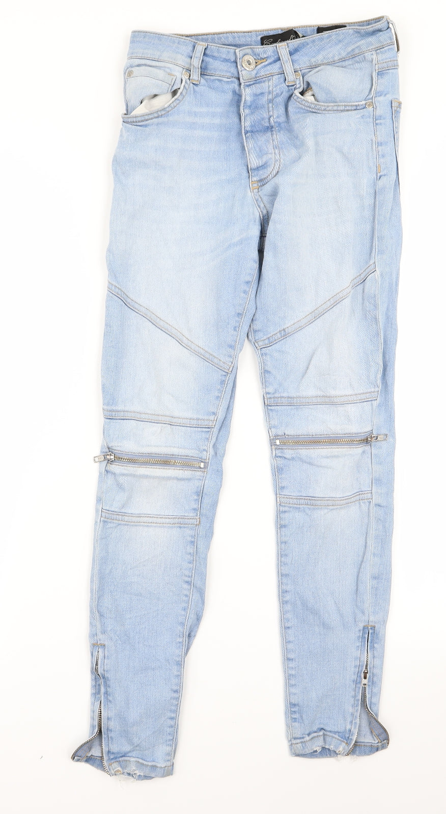 Preworn Womens Blue   Skinny Jeans Size 28 L25 in