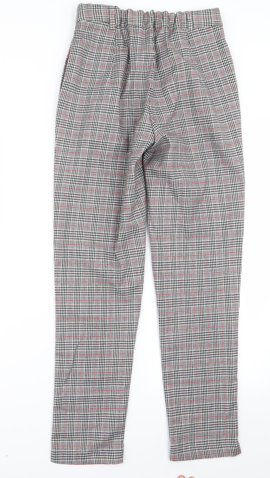 Daisy Street Womens Grey Striped  Trousers  Size 8 L28 in