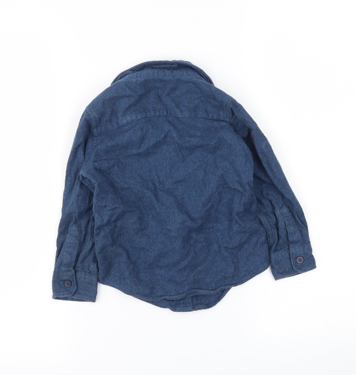 F&F Boys Blue   Basic Button-Up Size 2-3 Years
