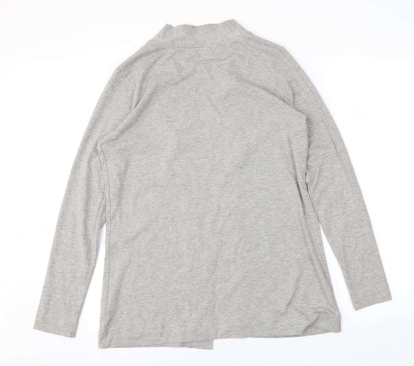 bpc Womens Grey   Wrap Jumper Size M
