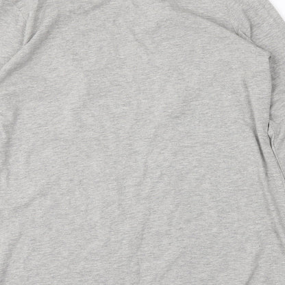 Bonprix Womens Grey Wrap Jumper Size M