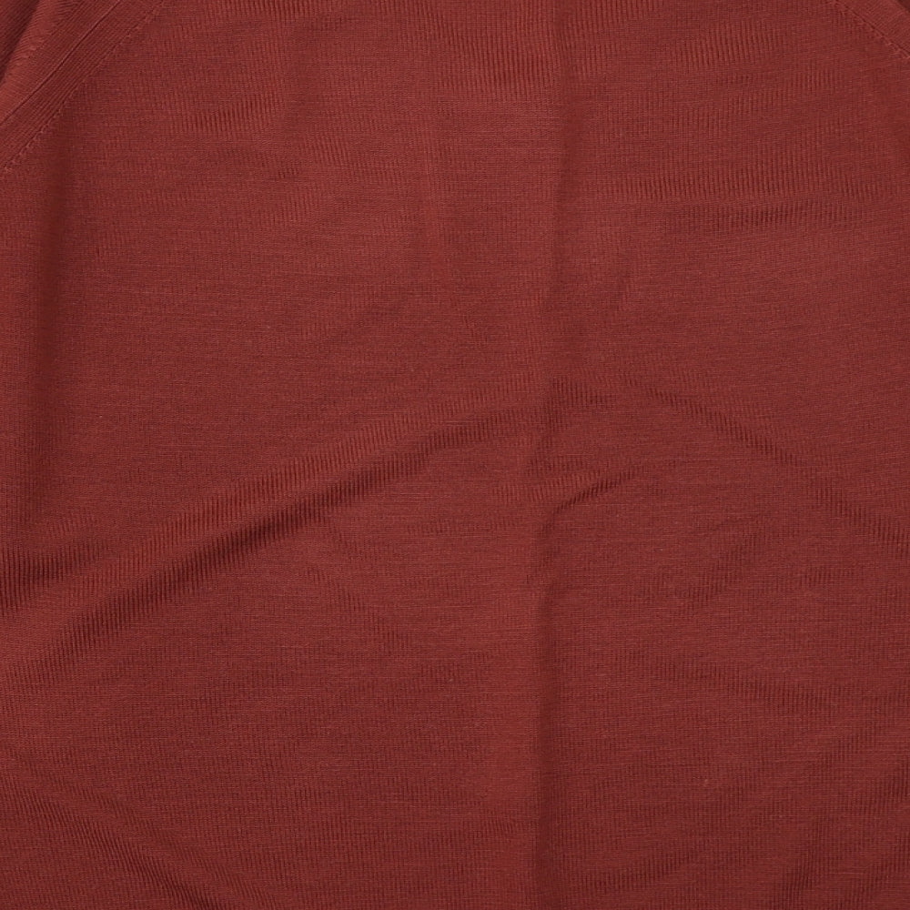 Essentials Mens Brown   Pullover Jumper Size S