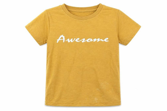 Matalan Boys Yellow   Basic T-Shirt Size 4-5 Years