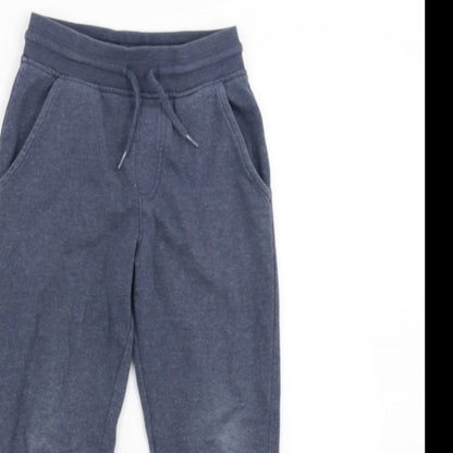 Preloved George Boys Blue   Jogger Trousers Size 5-6 Years - Detail